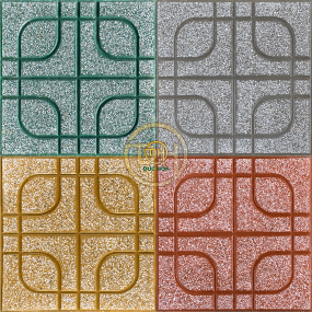 GẠCH VỈA HÈ TERRAZZO MẮT PHỤNG DH402
